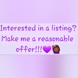 Make me an offer!!